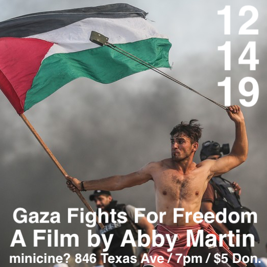 Gaza Fights for Freedom Flyer