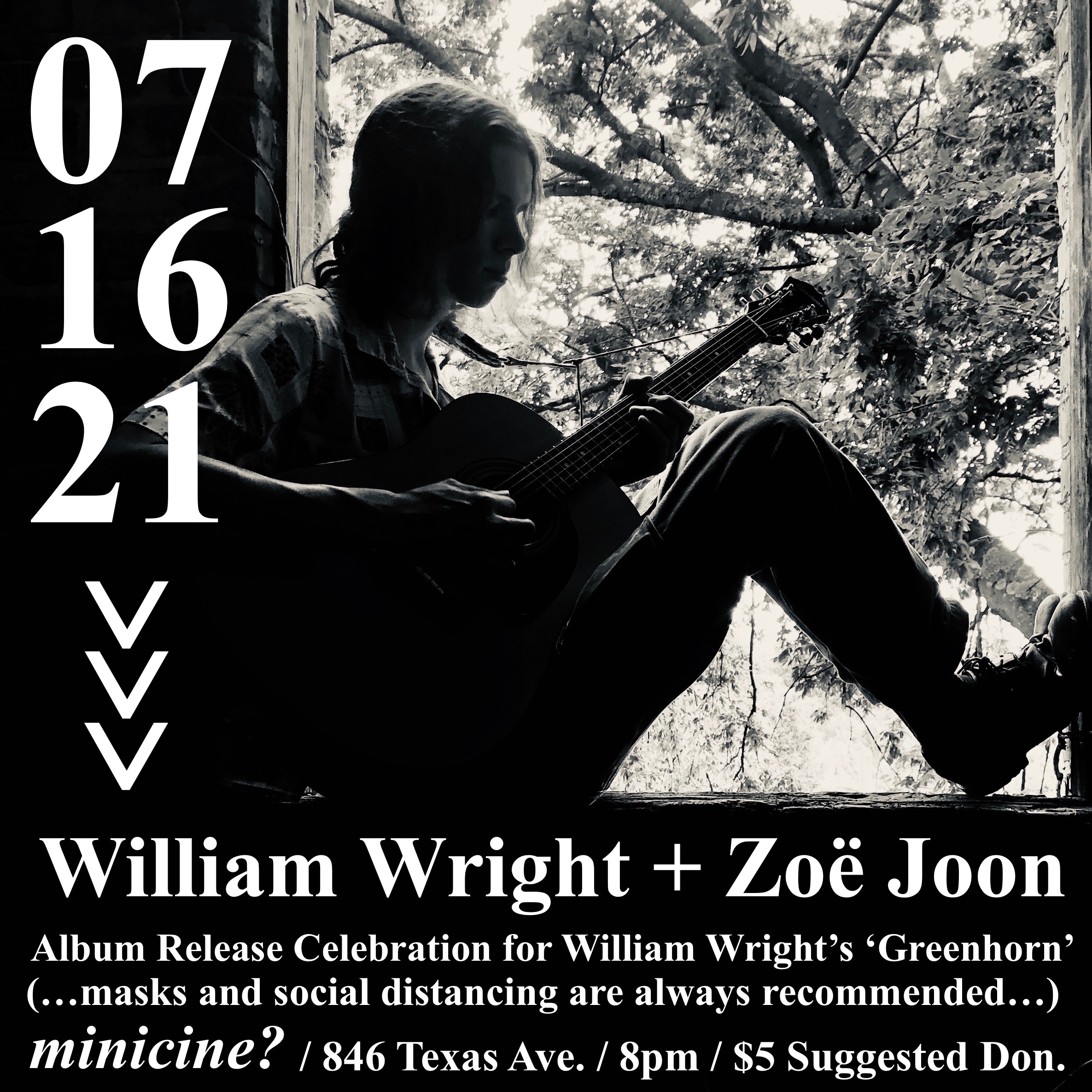 Performances by Zoë Joon and then William Wright